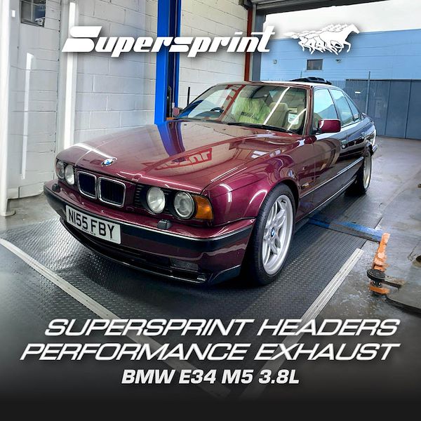 Supersprint Headers + Performance Exhaust BMW E34 M5 3.8L