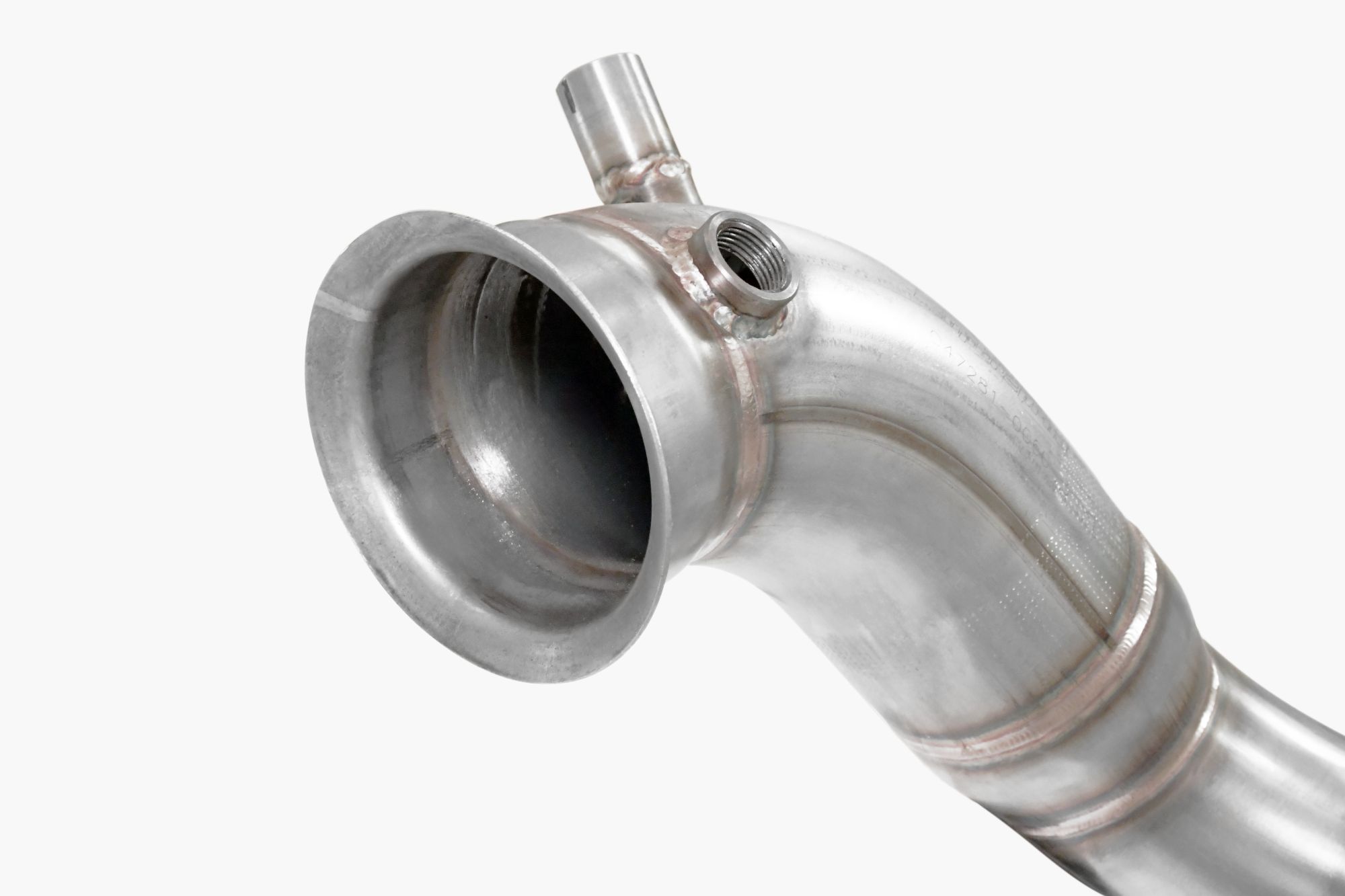 Downpipe Rechts + Links<br>(Für Katalysator Ersatz + GPF)<br>Mit Anschluss für Druck Sensoren / EGT