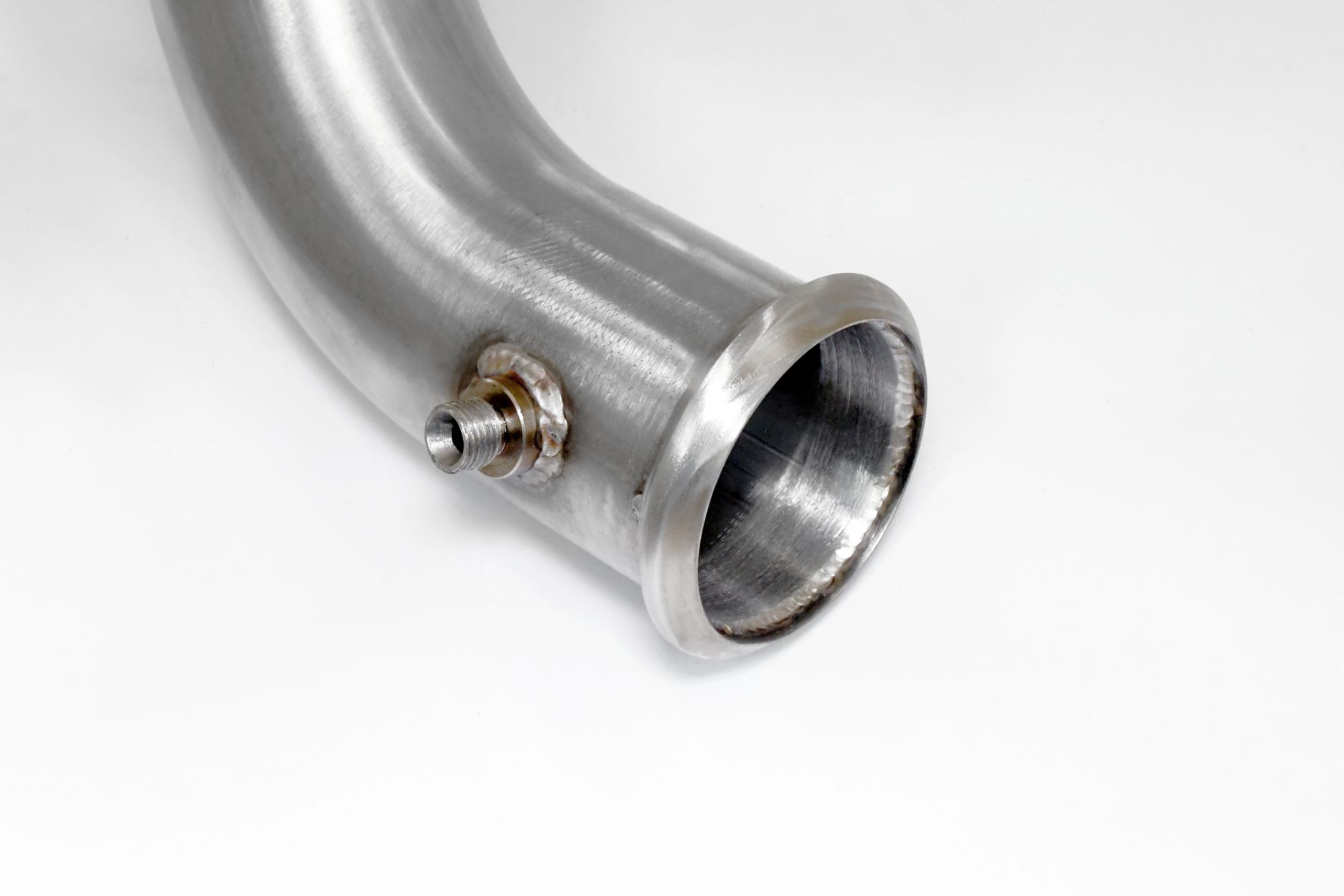 Downpipe Rechts + Links<br>(Für Katalysator Ersatz + GPF)<br>Mit Anschluss für Druck Sensoren / EGT
