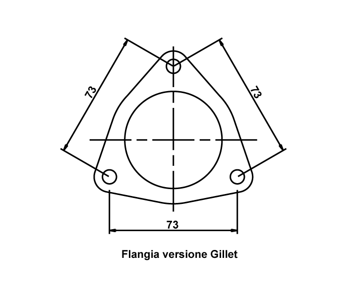 Verbindungsrohrsatz für Serien Fächerkrümmer (Mod. Gillet)