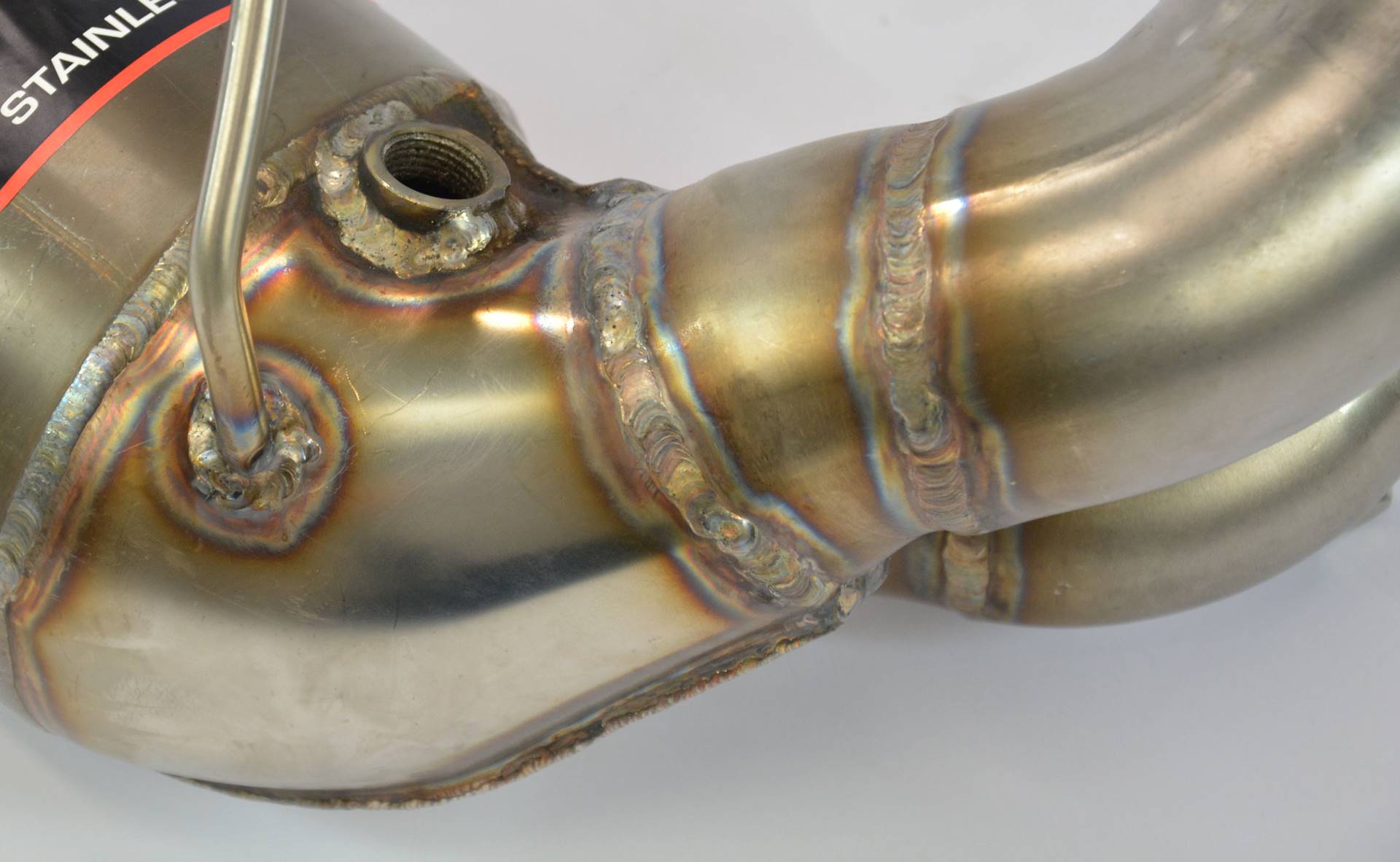 Front exhaust with Metallic catalytic Left