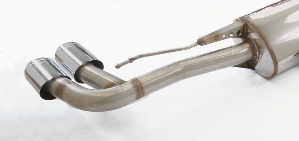 Rear exhaust 2 exit Right 100x75 - 2 exit Left 100x75, with valve