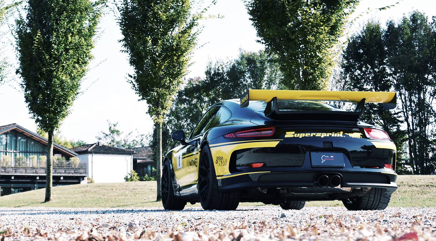 Porsche Carrera S 991 3.8i (400 Hp) sound with Supersprint race exhaust Cup (GT3 Look)