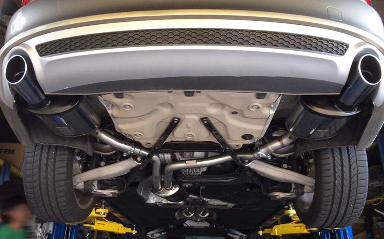 Endschalldämpfer Links O100