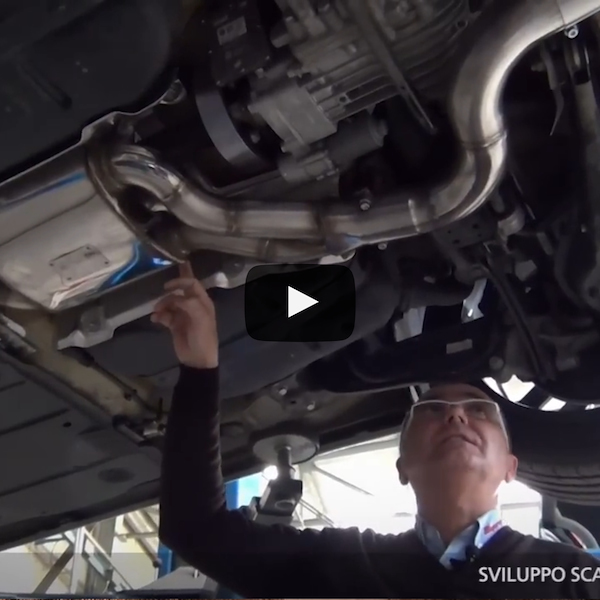 Sviluppo impianto di scarico per Audi A3 S3 8VA Sportback QUATTRO 2.0i TFSI 2013