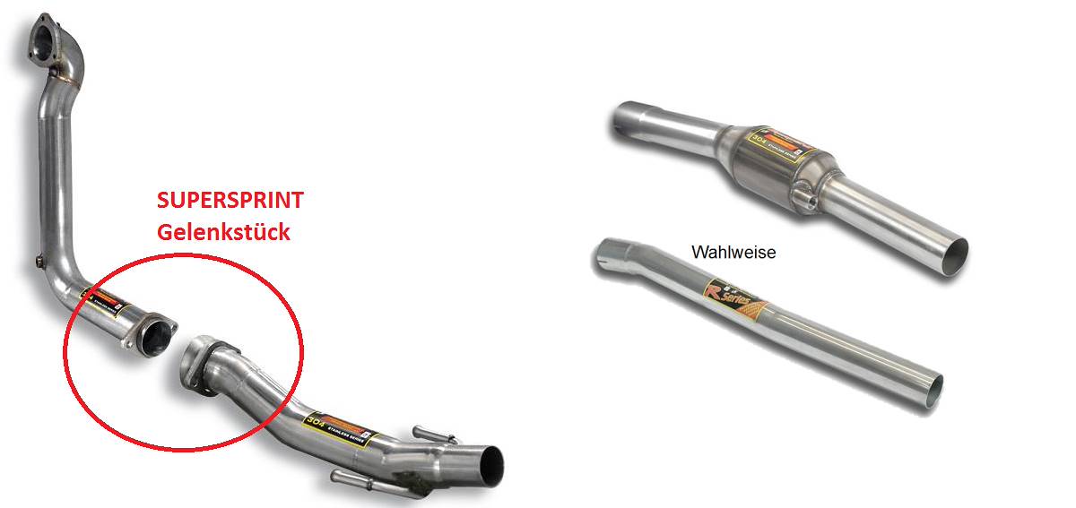 Auspuffanlage ab Kat für Peugeot 207 THP 150
