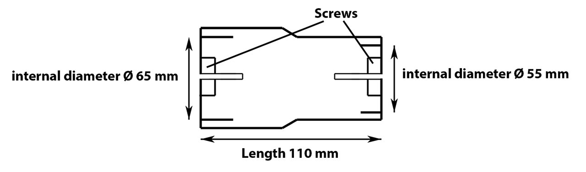 Mittelrohr für Serien Vor Schalldämpfer Ersatz Ar. Nr. 773813