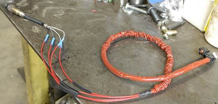 Lamdasondenkabel beim Verbau der Downpipe cod. 767711