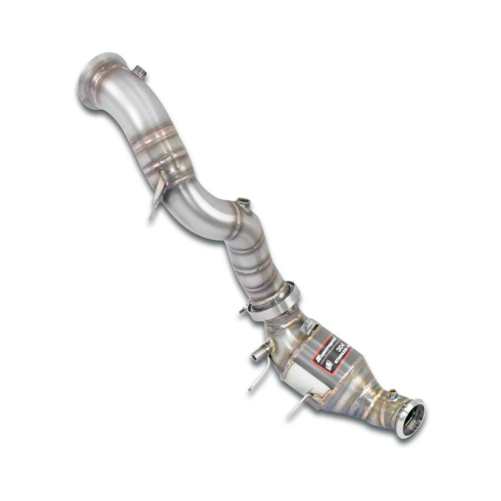Kit downpipe Destro con catalizzatore secondario (Elimina Pre-kat)
