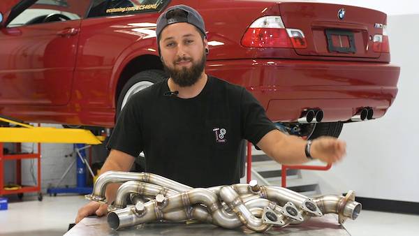 Supersprint exhaust for BMW E46 M3 Sweepstakes Build - Supersprint Exhaust Install