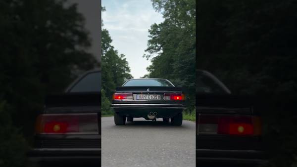 Supersprint headers and full exhaust system onthe BMW E24 M635CSi - Euro version