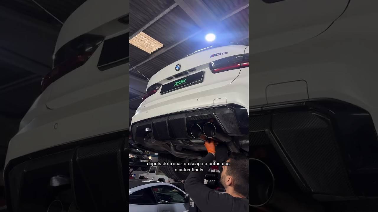 The Supersprint J-Pipe Exhaust for the 2024 BMW M3 CS