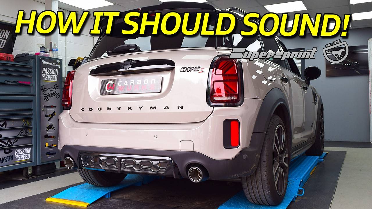 Upgrading The Mini Countryman With A Supersprint Exhaust!