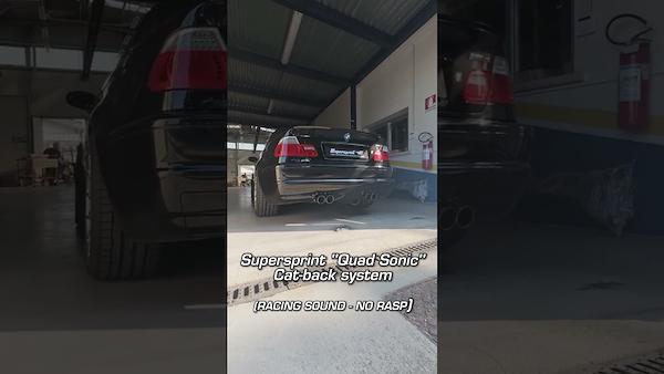 NEW Supersprint Quad Sonic Exhaust for BMW E46 M3!