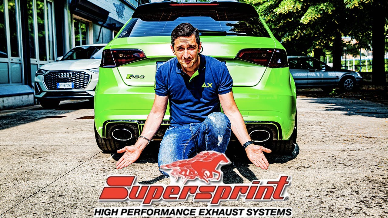 Impianto di scarico per AUDI RS3 8VA Sportback QUATTRO 2.5 TFSI (367 Hp) 2015 -> 2016 (Twin Pipe)