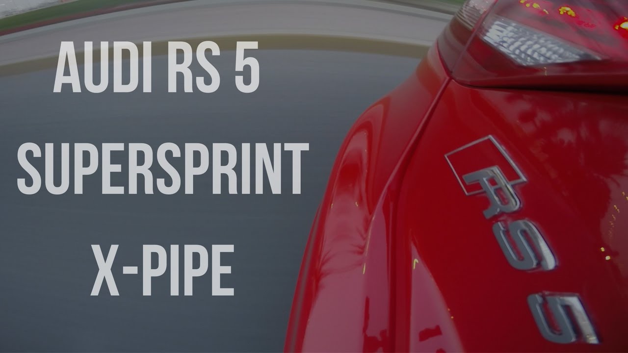 Supersprint X-pipe Audi RS5 2010 -> 2015