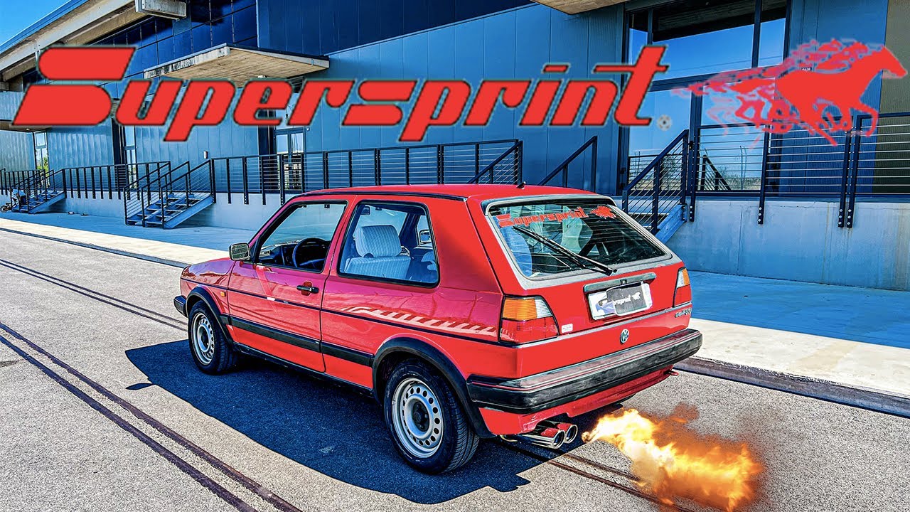 Supersprint Exhaust for VW GOLF II GTi 1.8 8v '84 -> '92