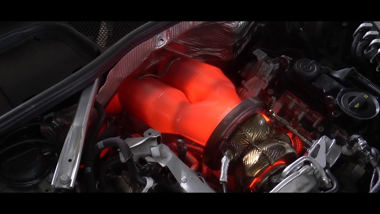 Supersprint downpipes + HJS metallic catalytic converters on the dyno