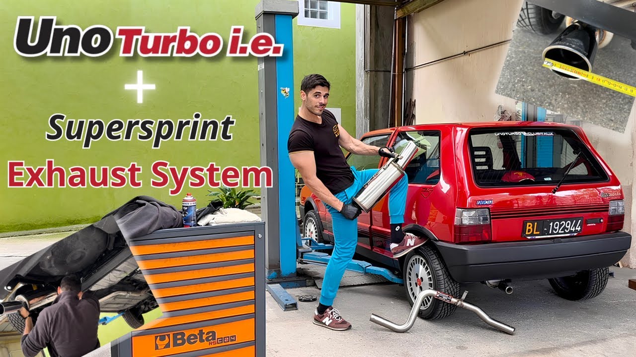 Supersprint Exhaust FIAT UNO TURBO 1.3i.e. (105 Hp) '85 -> '90