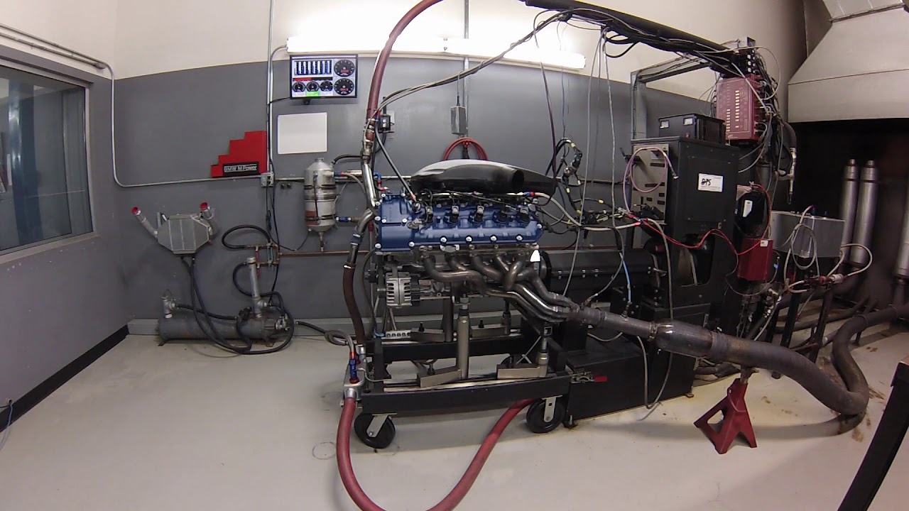 Supersprint Exhaust on S85 V10 Engine Dyno