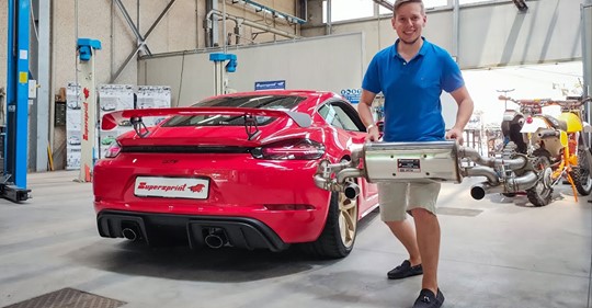 Marchettino - Impianto di scarico per PORSCHE 718 CAYMAN GT4 4.0L (420 Hp - Modelli con GPF) 2020 ->