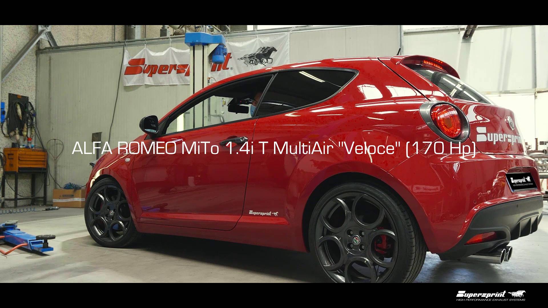 Supersprint exhaust für ALFA ROMEO MiTo 1.4i T MultiAir Veloce (170 Hp) 2016 - 2018