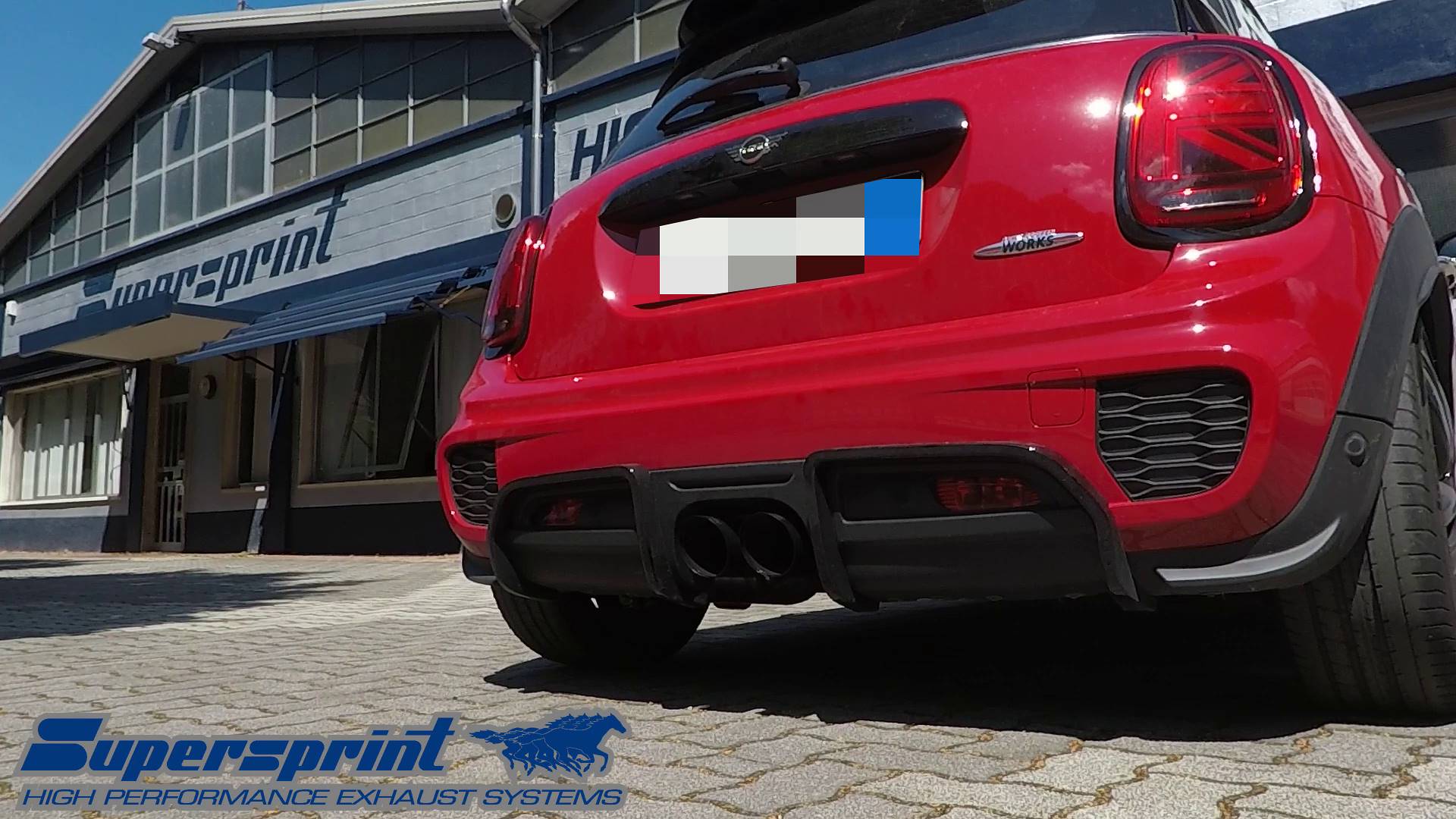 Supersprint exhaust for MINI F56 Cooper S JCW GP 2.0T (306 Hp - models with OPF) 2020 - (with valve)